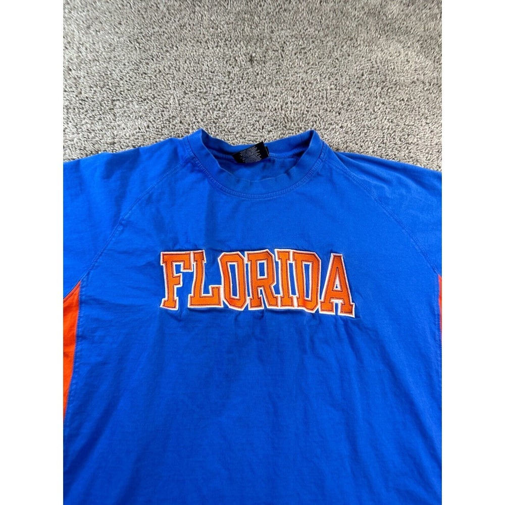 Florida Gators Shirt Mens Extra Large Blue Orange Casual Short Sleeve KA - Picture 3 of 9
